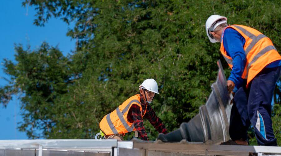 Professional gutter cleaning in Wales, WI